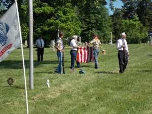 mday folding flag